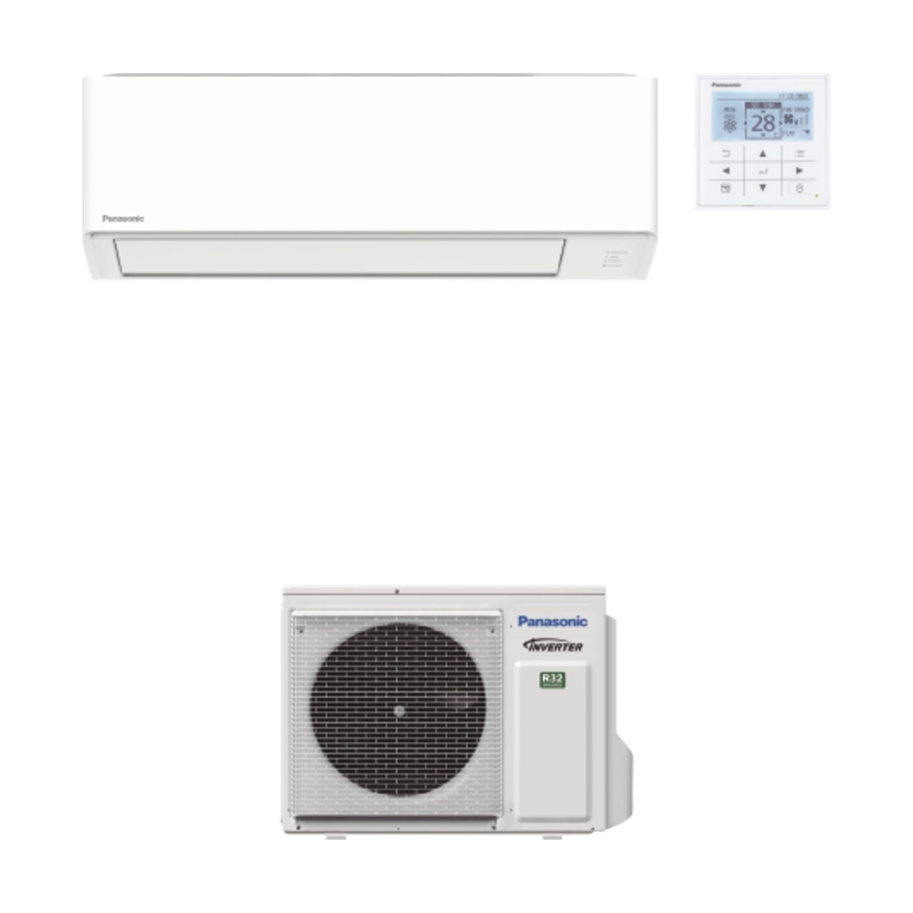 Ensemble PANASONIC PACi NX Élite PK4 mural – taille 36 R32 (S-2545PK4E + U-36PZH3E5, commande CZ-RTC5B)