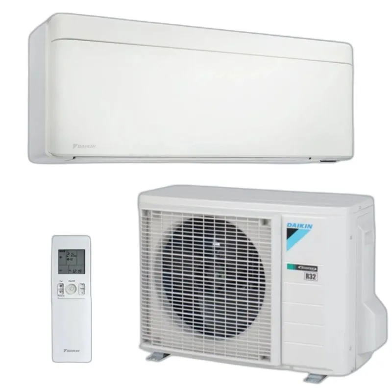 Ensemble DAIKIN Stylish Blanc R32 – unité murale + groupe extérieur monosplit